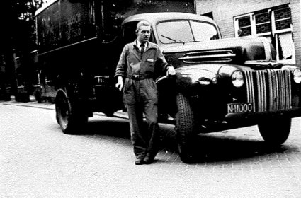 Ford vrachtwagen, c. 1950.