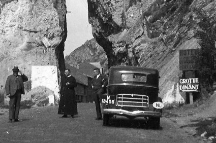 In Dinant (originele foto: Collectie Jan Spoorenberg)