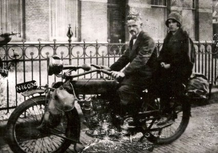 Indian 1000 cc PowerPlus uit rond 1920 (coll. F. Adriaanse)