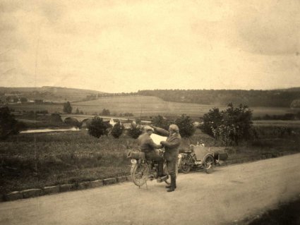2x Vulkaan, in Azy-Bonneil, 1914