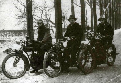 Indian Big Twin van c. 1914.