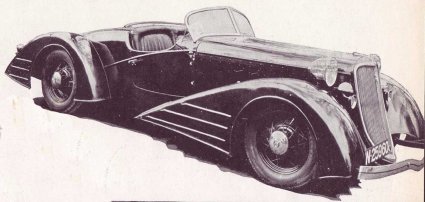 Foto 3: Ford met Smulders carrosserie (Ford Wereld april 1934)