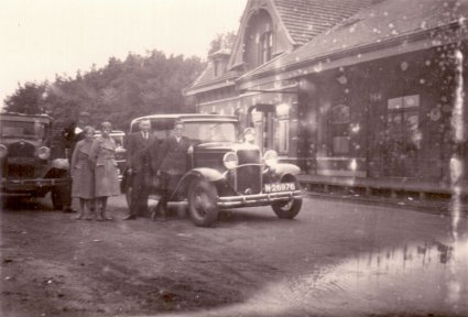 Grensovergang Reusel, 1935 (foto: Johan van Eerd, Veghel. Collectie J. Joosen)