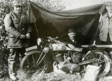 500 cc Triumph Silent Scout, 1935.