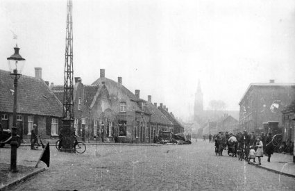 Overzichtsfoto van het ongeval (collectie L. de Jong)