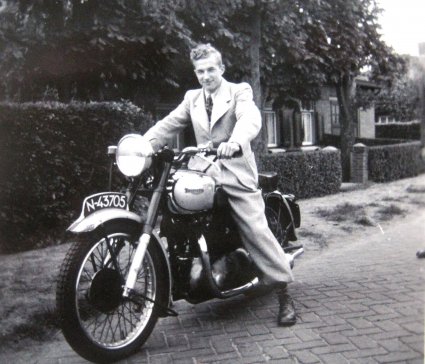 Triumph motorfiets, jaren '40.
