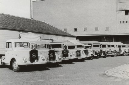 Mercedes vrachtwagen, 1938.