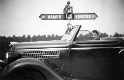 Ford cabrio 1935, 1939-1940 (foto: Collectie W.F.M. de Kort)