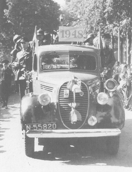 Ford V8 brandweerwagen