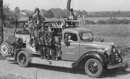 Ford V8 brandweerwagen