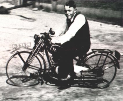 N.S.U., jaren veertig (Collectie Heemkundekring St. Achten op Boeckel)