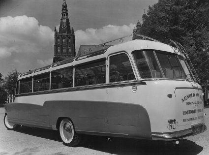 International Autobus, 1950 (foto: Collectie Carrosserie Touw BV. Bron: Stichting Industrieel Erfgoed Bergen op Stoom)