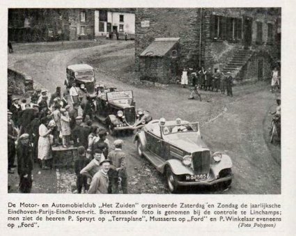 Ford (bron: Sport in Beeld 22 augustus 1933)