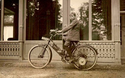 Opel Motorfahrrad, 1923 (Collectie Rees Diepen, Brabant-Collectie, Tilburg University)