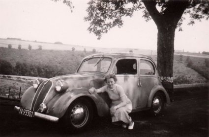Joke van Thiel-Slaats, augustus 1950 (Collectie A. van Thiel)