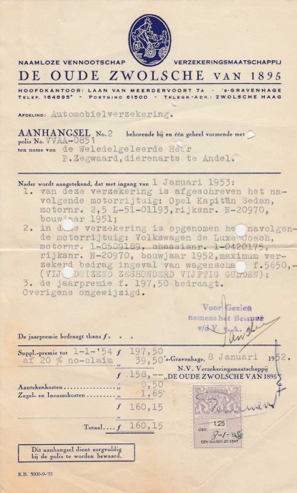 Polisaanhangsel, 1953