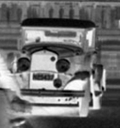 Detail (negatief) van foto 1