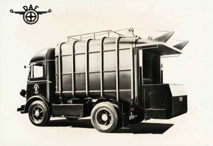 Autocar vuilniswagen (collectie NCAD)