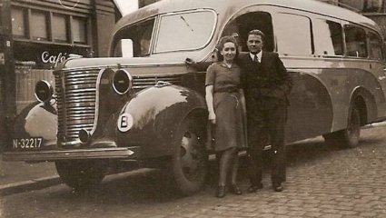 Opel autobus, 1938 (collectie N. Dankers)