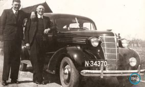 N-34370 Jan Goverde en Sjaak Kouters, 1945 (bron: www.taxigoverde.nl)