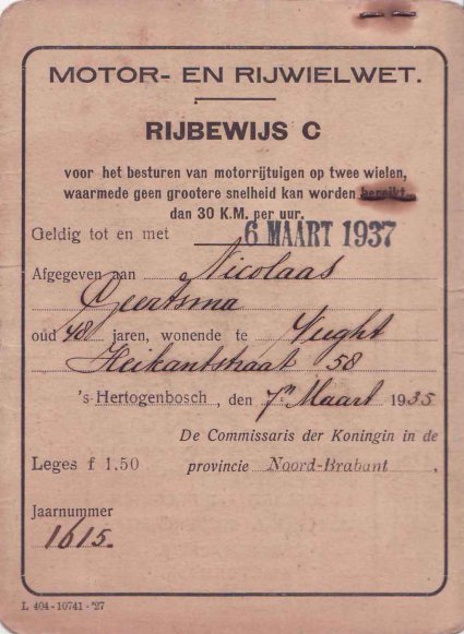 Rijbewijs (1935)