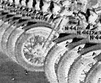 Detail (negatief) van foto 1