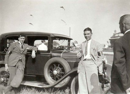 N-4705 Ford tijdens de 10.000 km. rit, 1931 (collectie I. Ramselaar-van der Meulen)