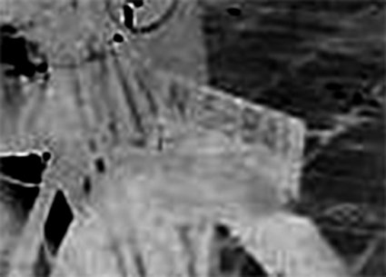 Detail (negatief) van foto 1