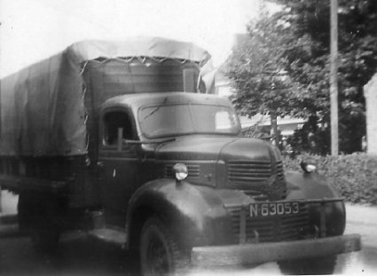 Wagen van transportbedrijf Manders (collectie: M. van Kemenade) 