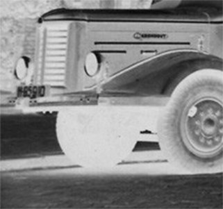 Detail (negatief) van foto 1