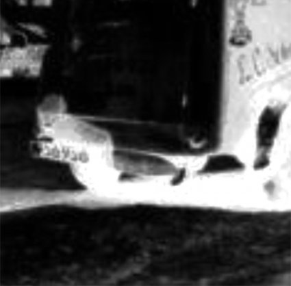 Detail (negatief) van foto 1
