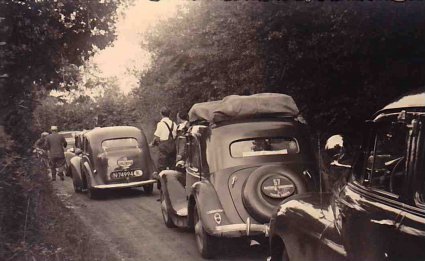 De auto van J. Martin (bron: collectie F.J. Martin)