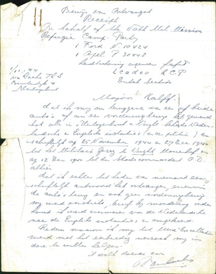 Bron: BHIC, Archief Militair Gezag, scan 366