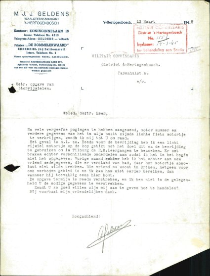 Bron: BHIC, Archief Militair Gezag, scan 288