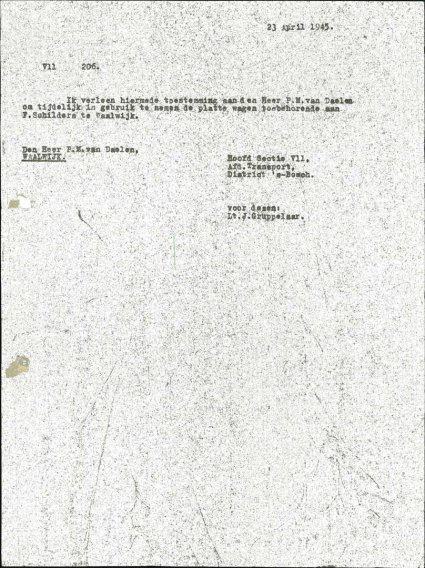 Bron: BHIC, Archief Militair Gezag