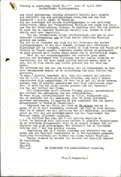 Bron: BHIC, Archief Militair Gezag, scan 421
