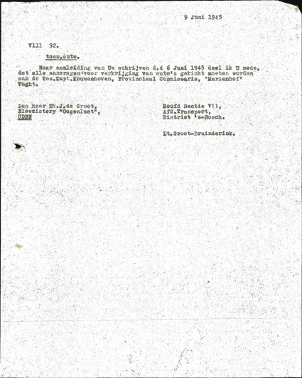 Bron: BHIC, Archief Militair Gezag, scan 692