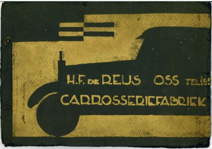 Brochure Carrosseriebedrijf H. de Reus, Oss