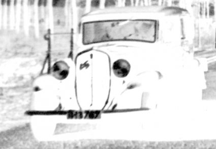 Detail (negatief) van foto 1