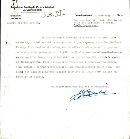 Bron: BHIC, Archief Militair Gezag, scan 648