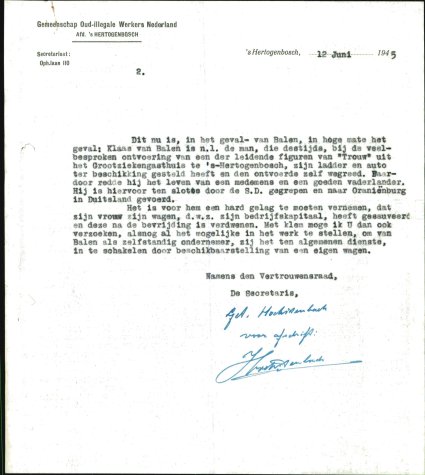 Bron: BHIC, Archief Militair Gezag, scan 651