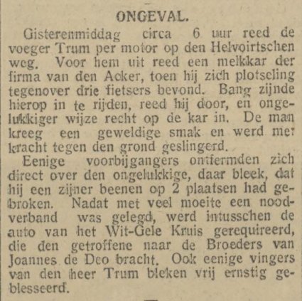 Bron: Prov. Noordbr. en 's-Bossche Courant, 25 juni 1925