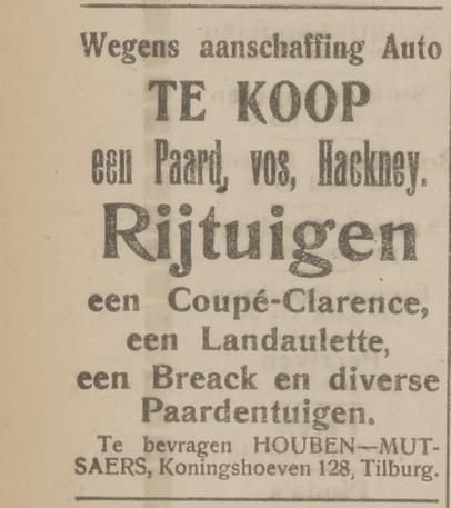 Bron: Het Huisgezin, 12-03-1920
