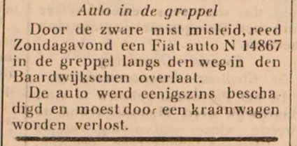Bron: Echo v.h. Zuiden, 19 feb. 1936