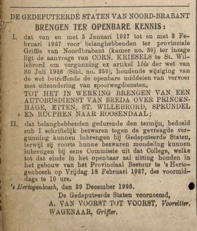 De Grondwet, 31 dec. 1926