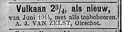Advertentie Vilkaan (Bron: De Kampioen, 16 okt. 1914)