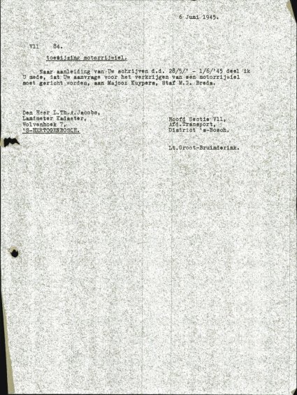 Bron: BHIC, Archief Militair Gezag, scan 341