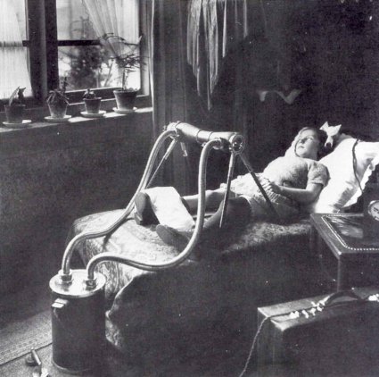 N-23921 Demonstratie van het Metalix apparaat, c. 1929 (bron: © Philips Company Archives)
