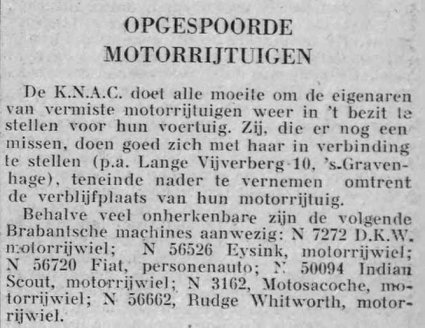 Bron: Het Huisgezin, 29 juli 1940