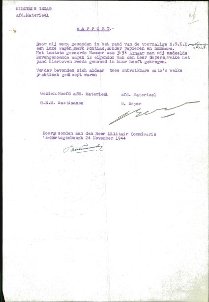 Bron: BHIC, Archief Militair Gezag, scan 831